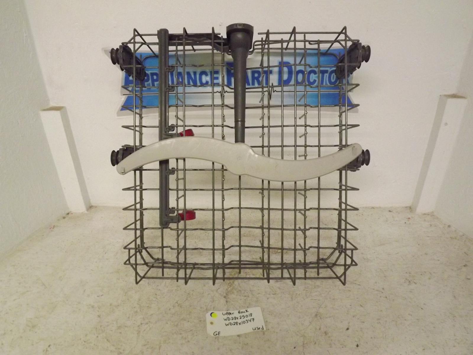 GE Dishwasher WD28X25018 WD28X10347 Upper Rack Used GE Dishwasher WD28X25018 WD28X10347 Upper Rack Used